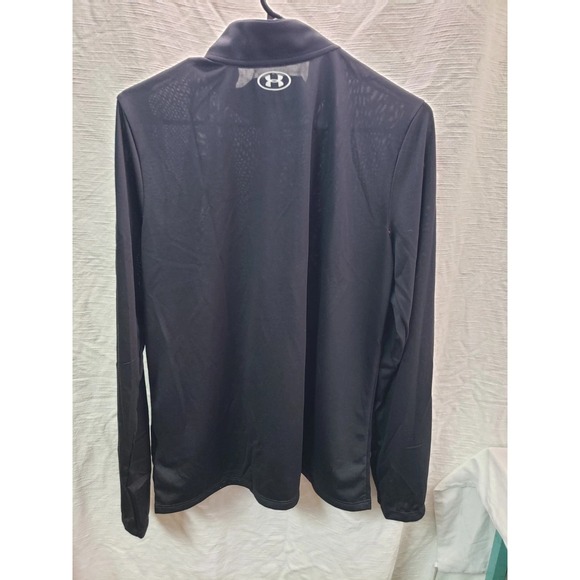 Under Armour Women Black Quarter Zip Long Sleeve Athletic Performance Top Medium - Picture 4 of 7